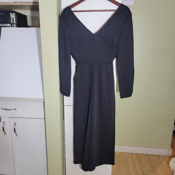 Aritzia Wilfred Écoulement Black Jumpsuit - Picture 2 of 7